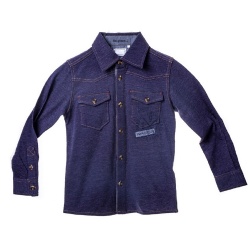 Boy long sleeve shirt collar T-shirt