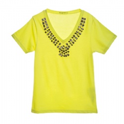 ladies stone fluorescent T-shirt